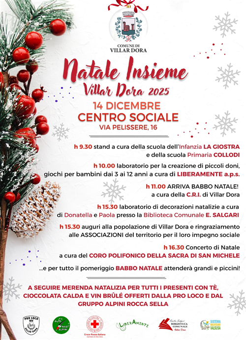 Natale Insieme: domenica 14 dicembre 2025